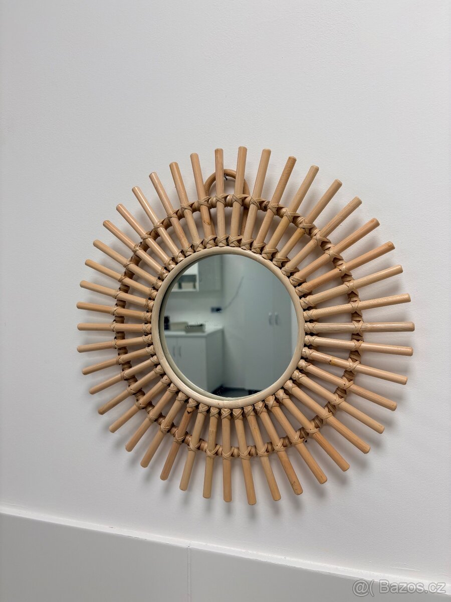 Ratanové zrcadlo IKEA - 2