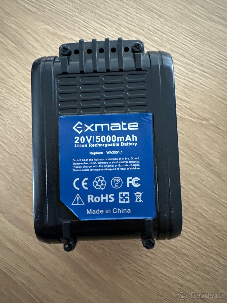 Náhradní baterie Exmate pro Worx WA3551.1 - NOVÁ - 2