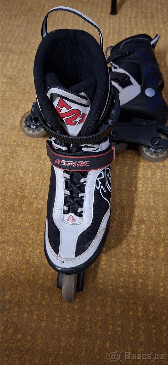 Inline brusle K2 Aspire M 44,5 (29 cm), kolečka 80 mm - 2