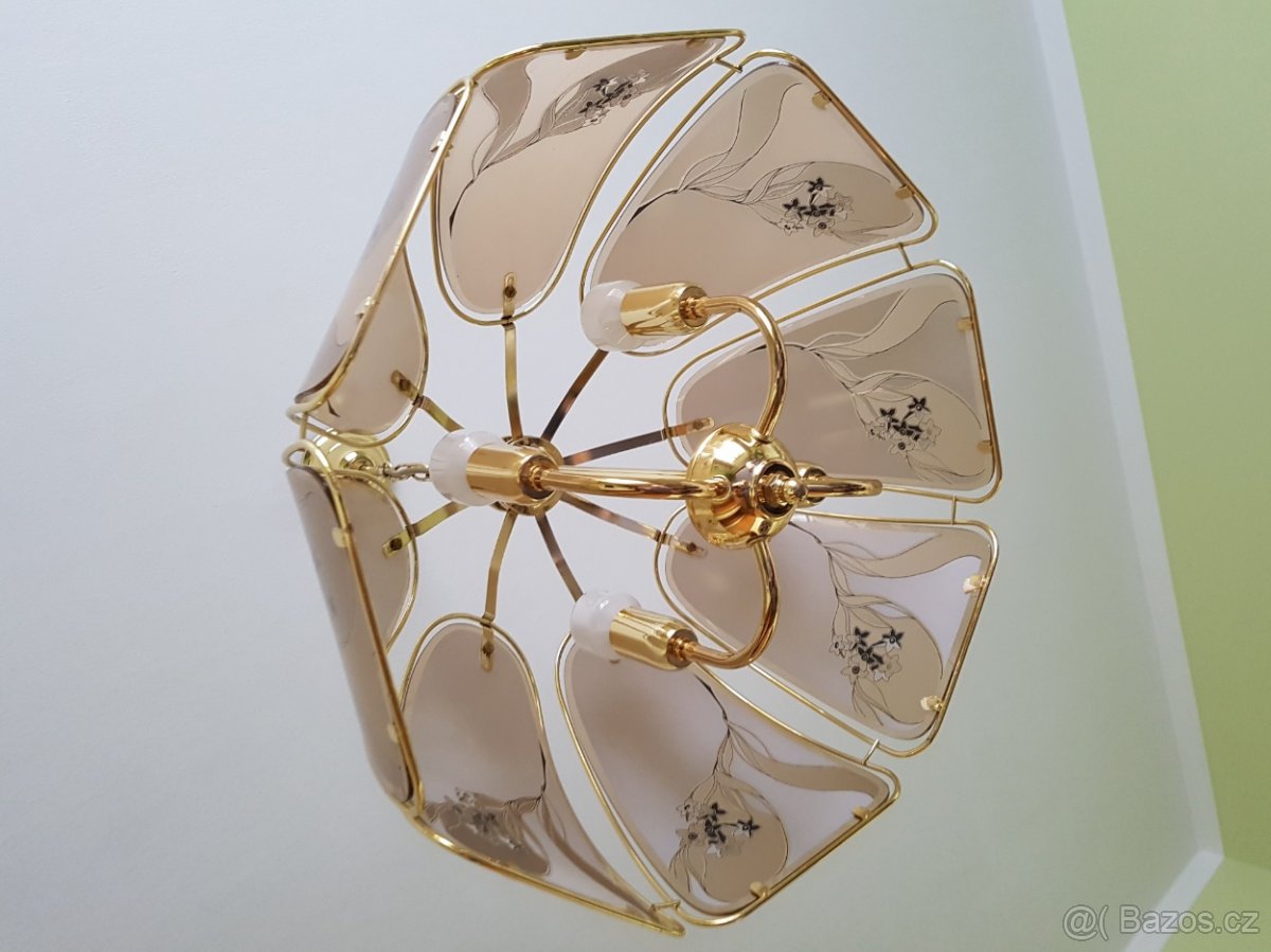 Čtyřramenný lamelový lustr - 2