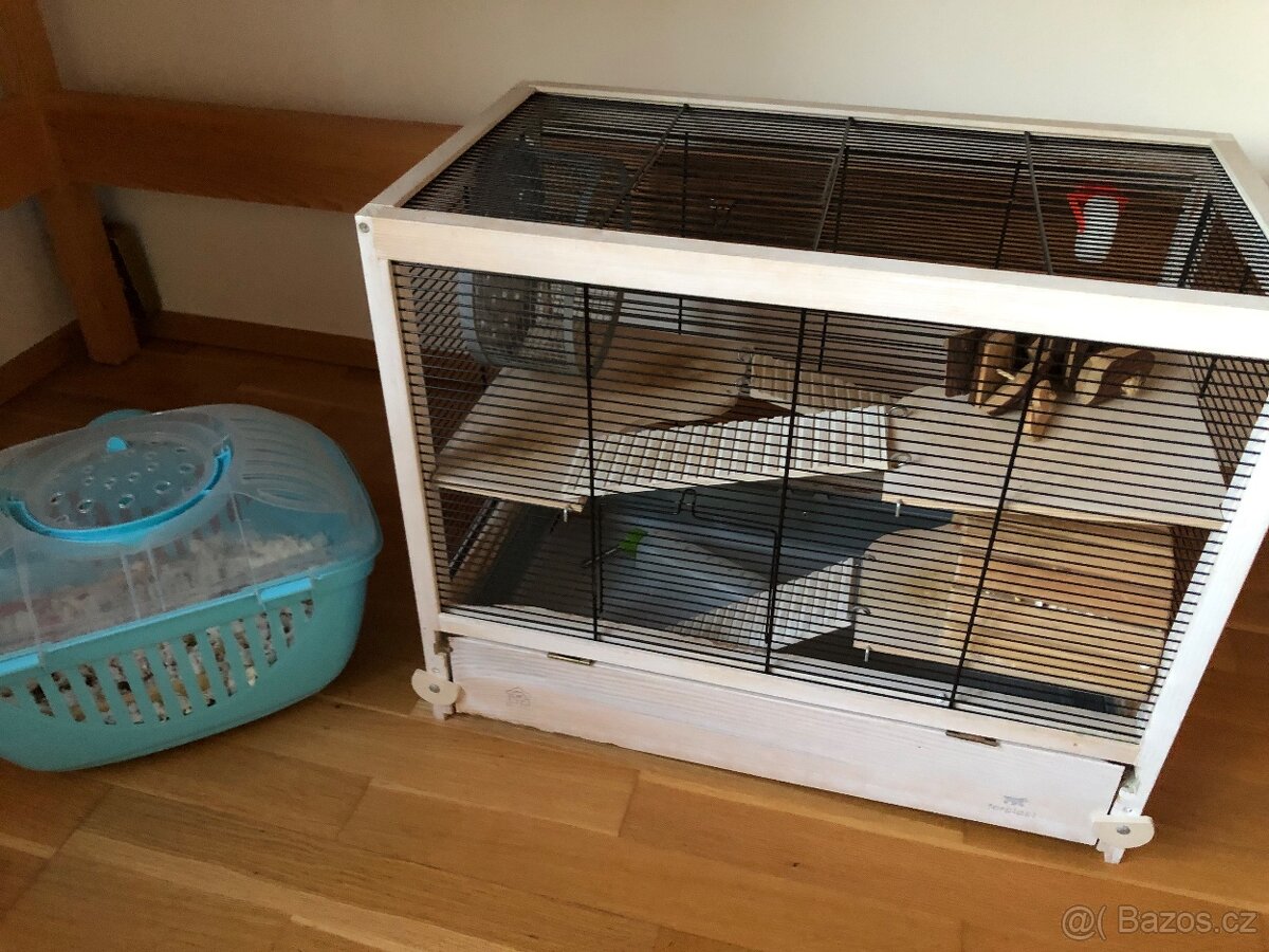 Klec pro křečka (dřevěná) - 2