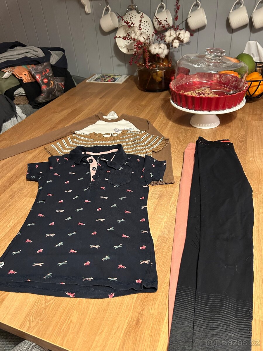 Mix oblečení dívka velikost 134 - 2