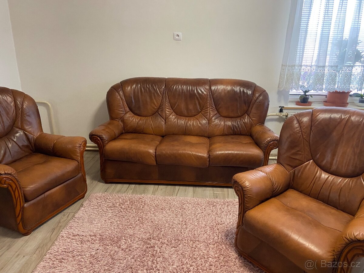 Kožená sedací souprava - 2