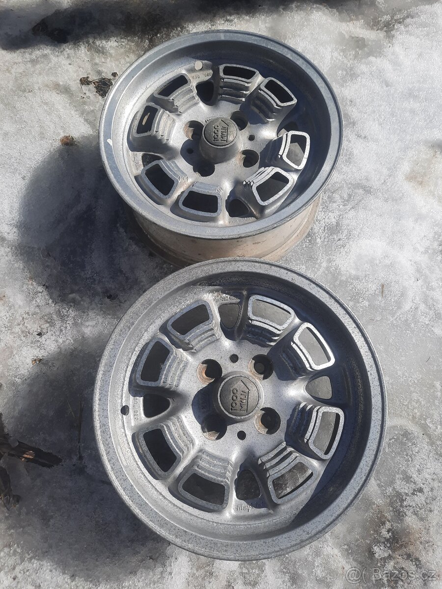 Disky Borbet pro VW Golf 4x100,Melber,Mille Miglia - 2