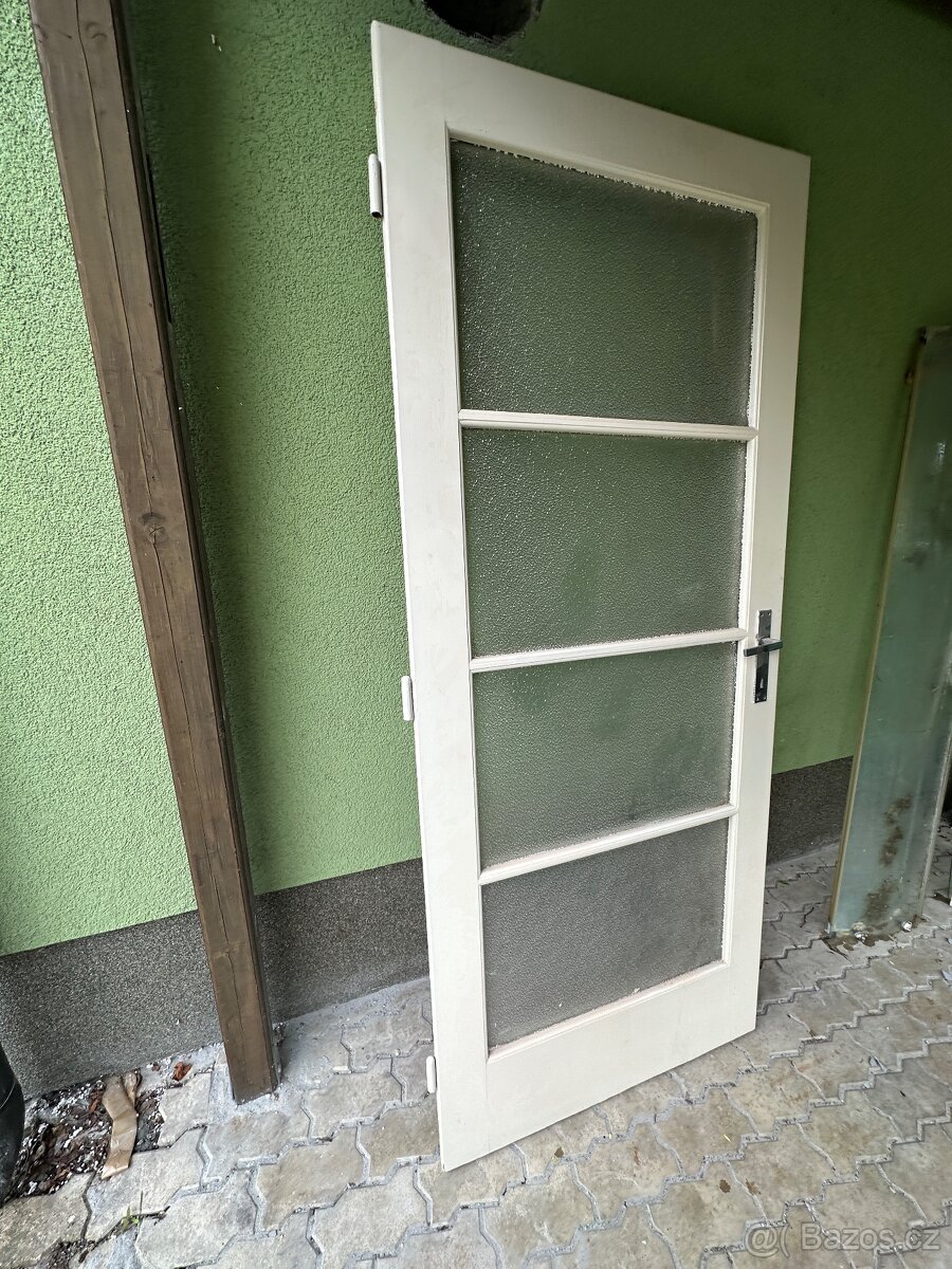 Interiérové dveře 90 L – prosklené, s klíčem - 2