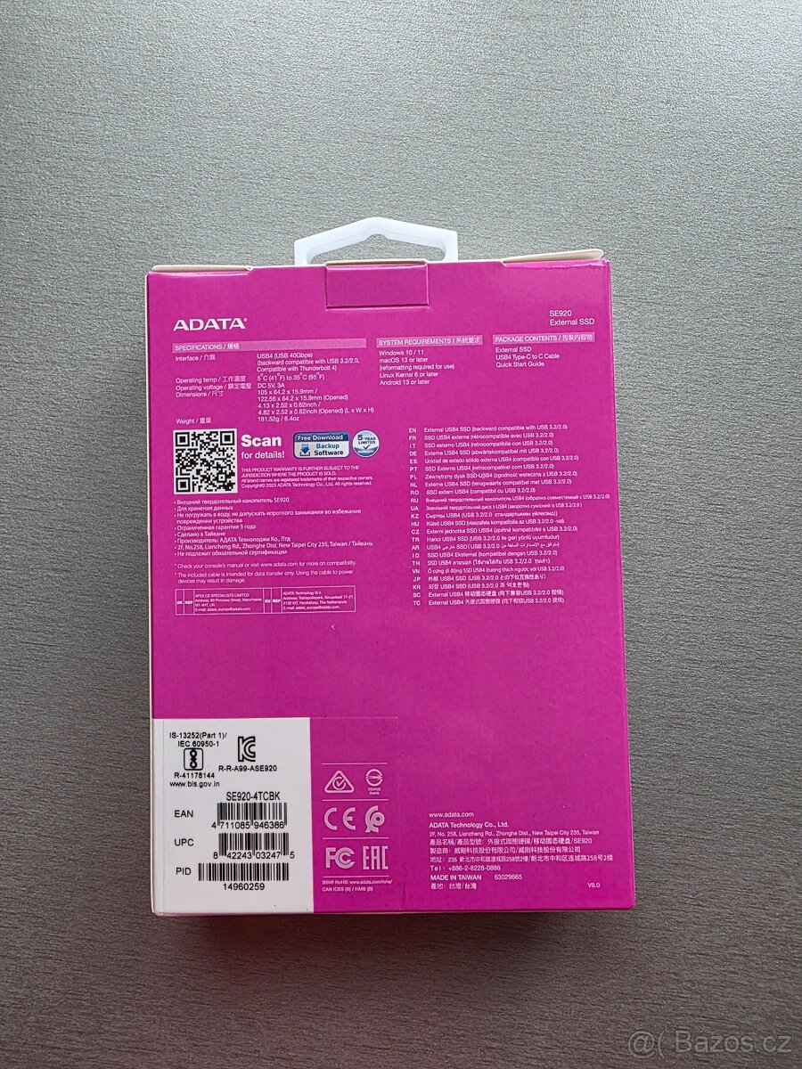 Adata SE920 4TB - 2