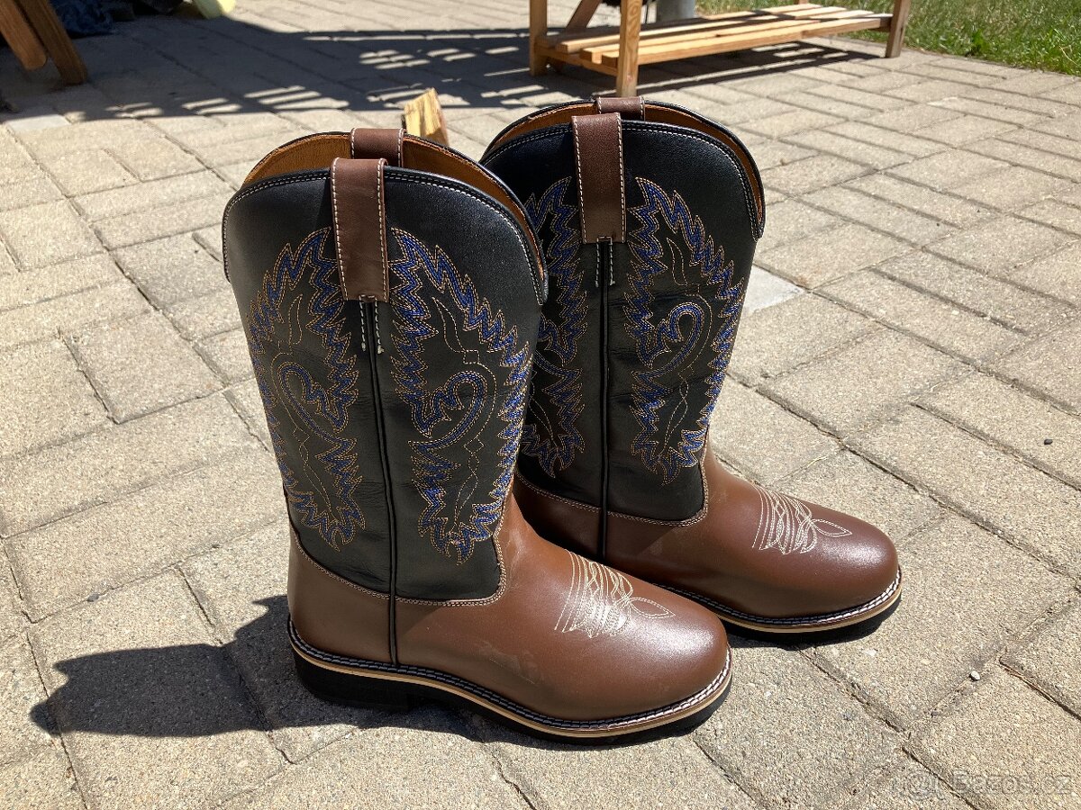 Westernové boty HKM a Ariat - 2