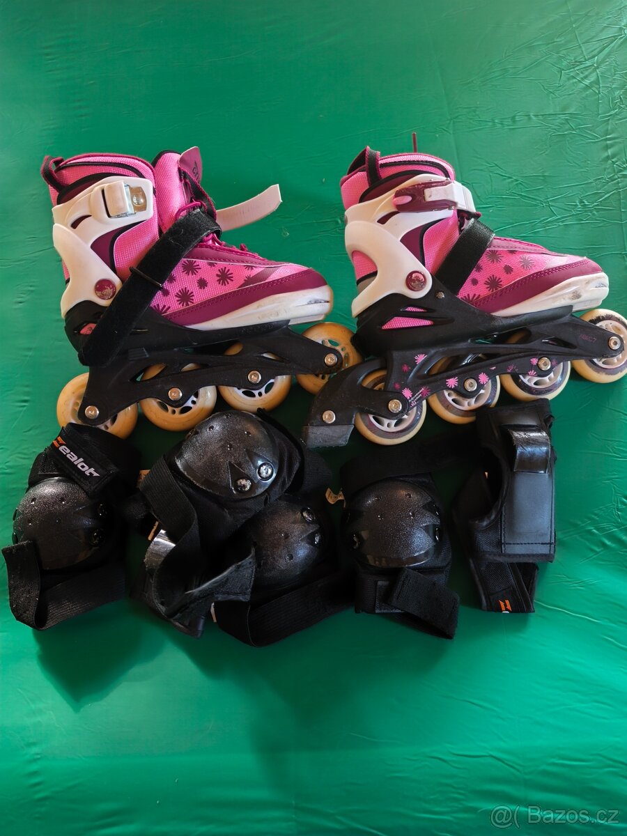 Prodám dívčí inline brusle - 2