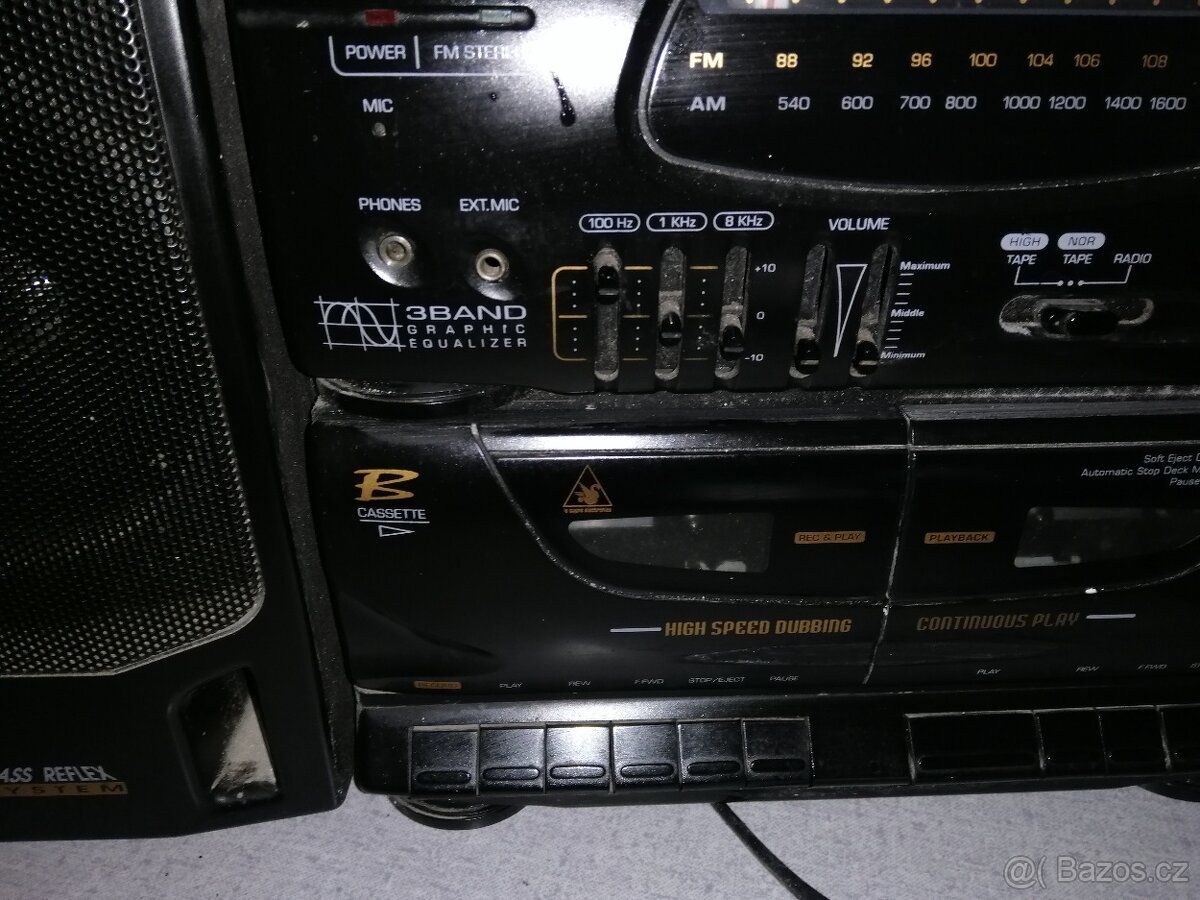 Retro kazeta +radio - 2