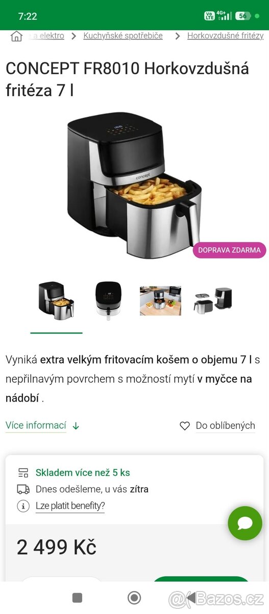 Horkovzdušná fritéza - 2