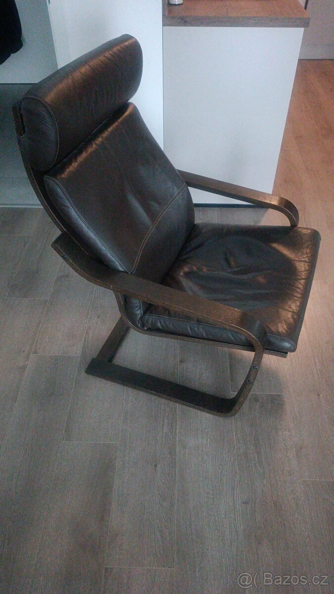 Kožené křeslo Ikea - 2