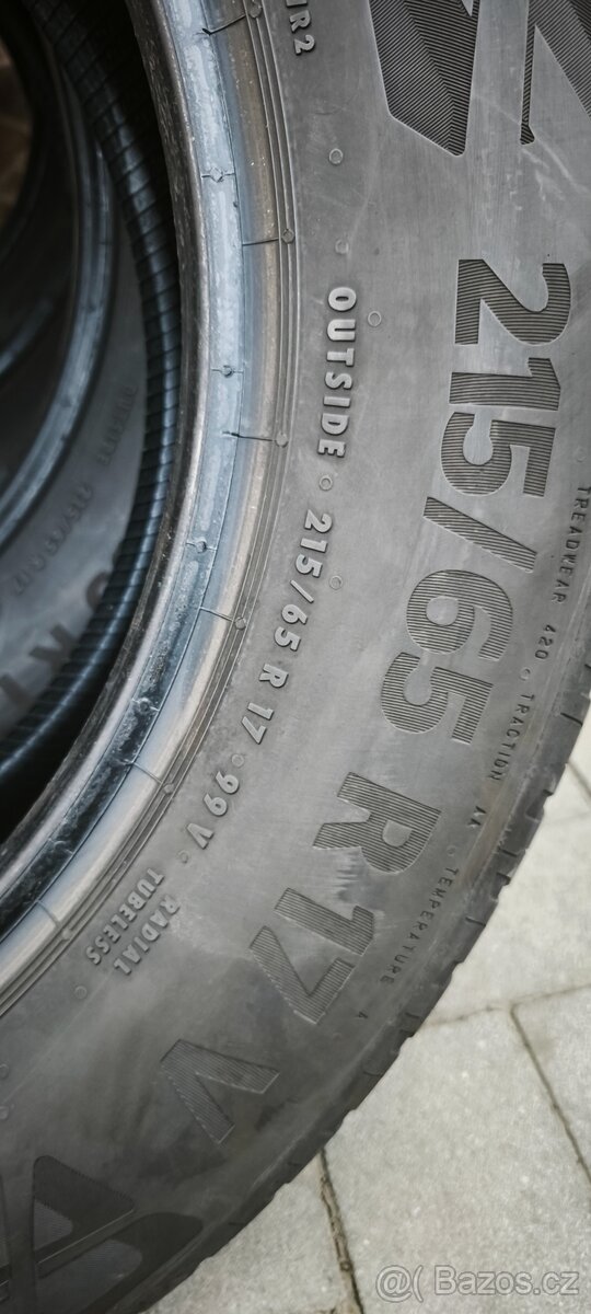 215/65/17 Continental letni - 2