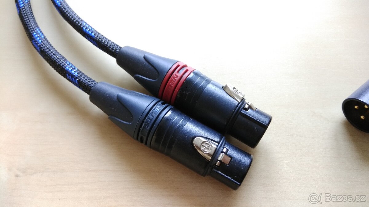 DIY signálový XLR kabel stříbro/teflon - 2