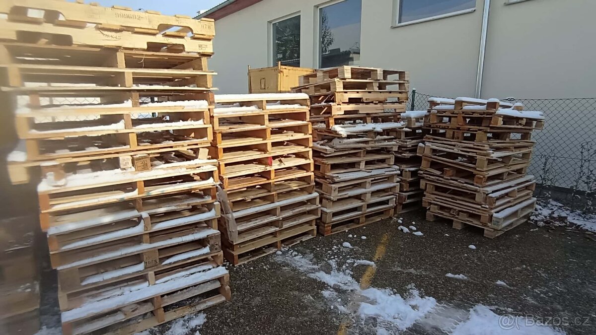 Palivove drevo palety na topeni - 2