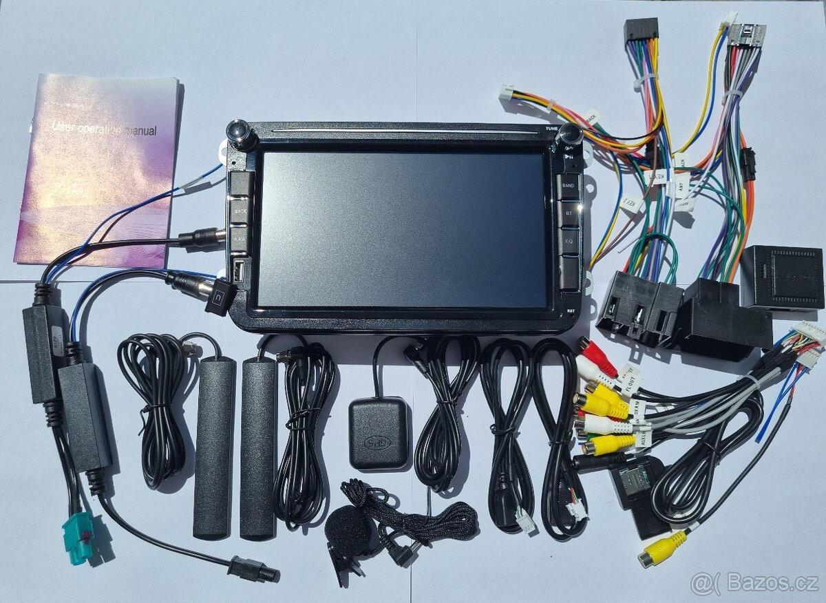 Dotykové 8" autorádio Android 4/64GB - VW, ŠKODA, SEAT - 2