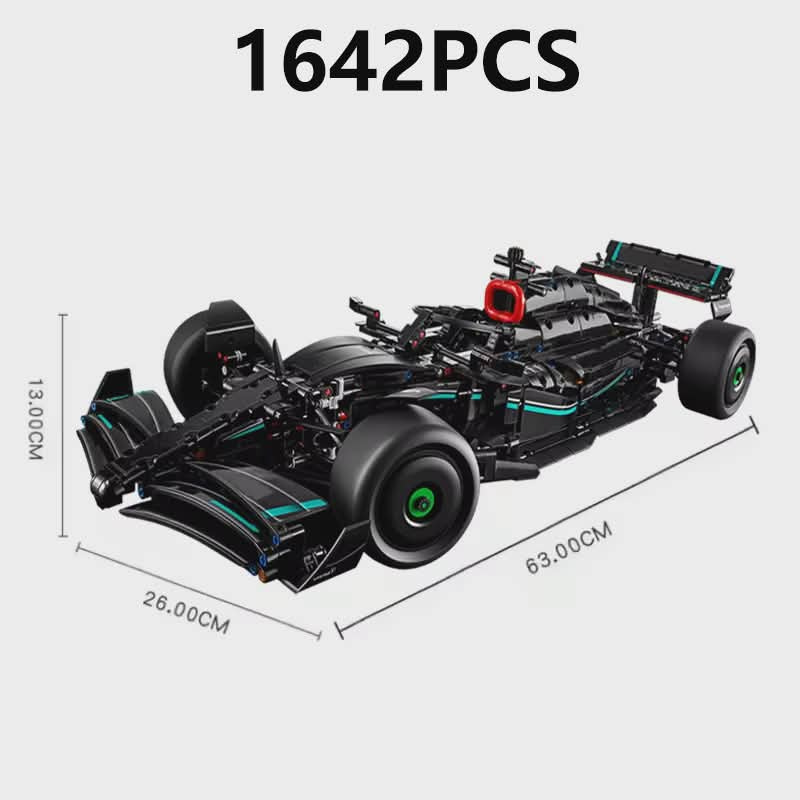 NOVÁ velká stavebnice formule auto 1642 dílků,délka 63 cm - 2