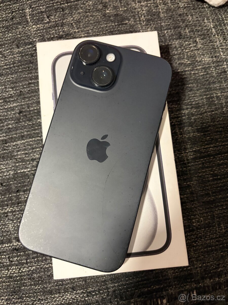 Apple iPhone 15 256gb kondice baterie 87% s kabelem oděrky n - 2