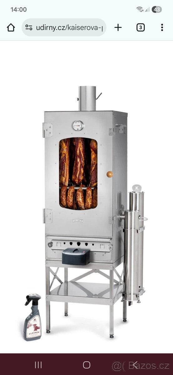 Udírna kaiser 80 nerezová zateplená - 2