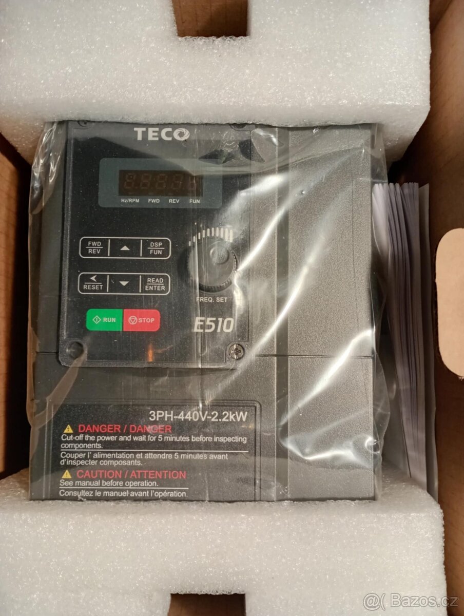 Frekvenční měnič TECO E510 2,2 kW / 400 V - 2