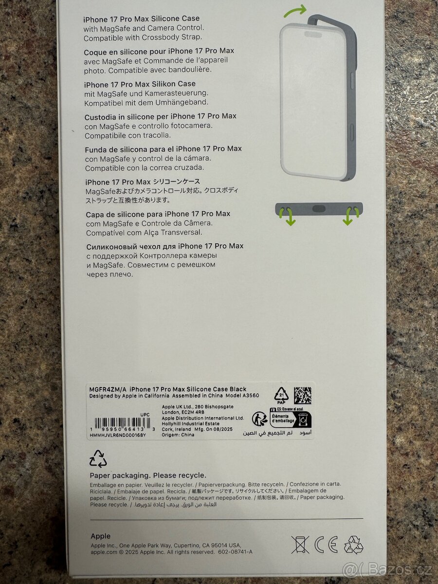 Apple silikonový kryt s MagSafe - iPhone 17 Pro Max - 2