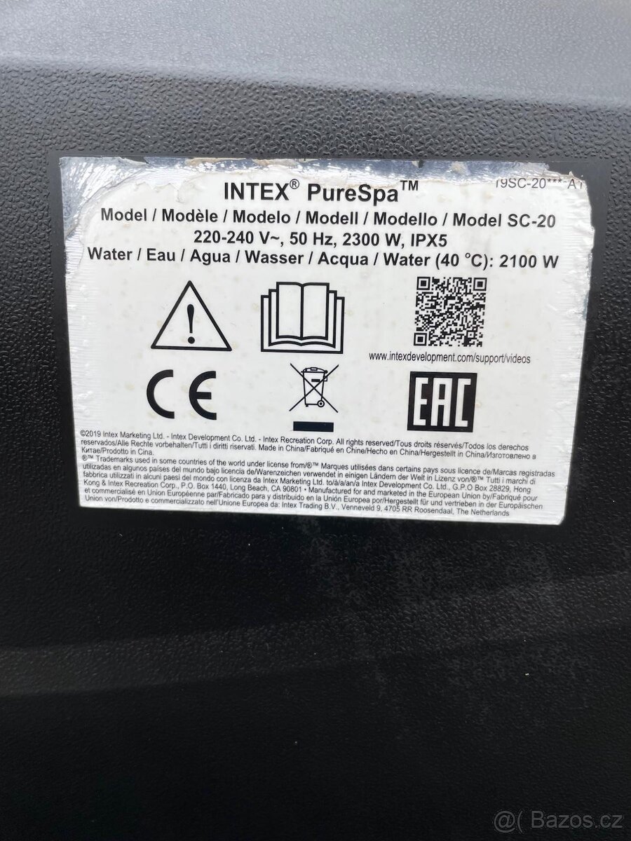 Kompresor k vířivce INTEX super spa SC 20 - 2