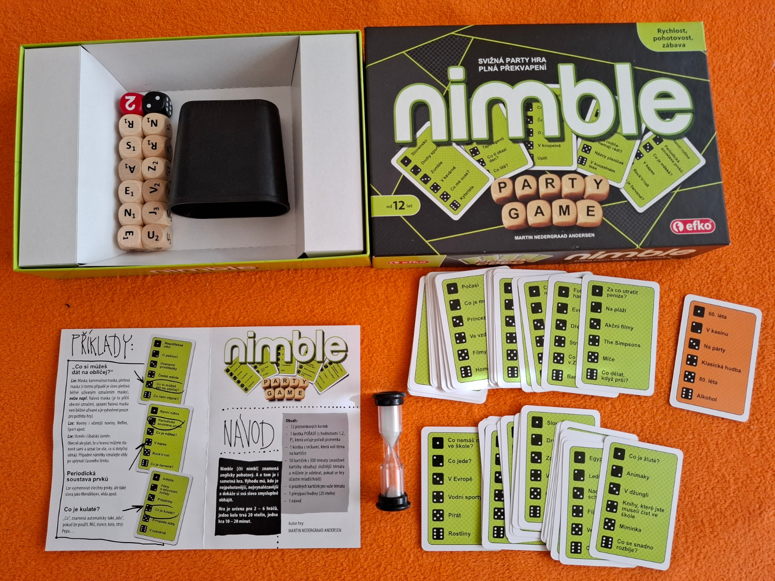 Hra NIMBLE - stolní společenská - téměř nehráno - 2