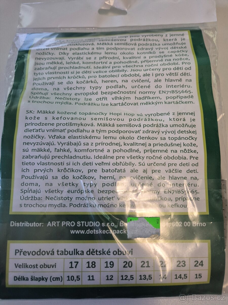 Capáčky Hopi Hop - šedé - 2