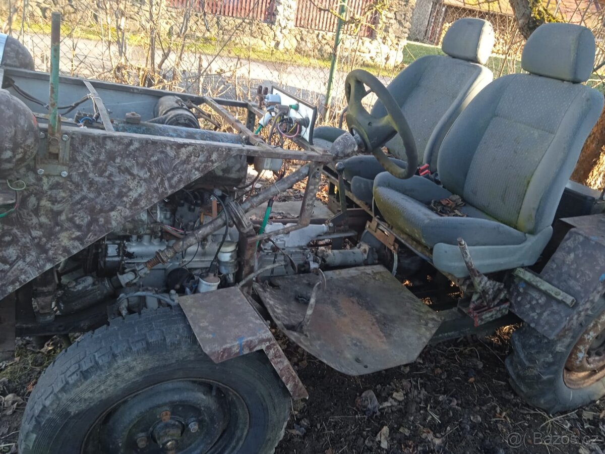 Traktůrek domácí výroby - možná výměna za Čz 350/472 - 2