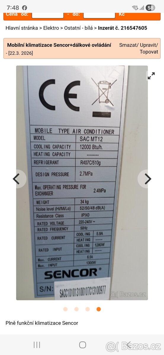 Mobilní klimatizace - 2