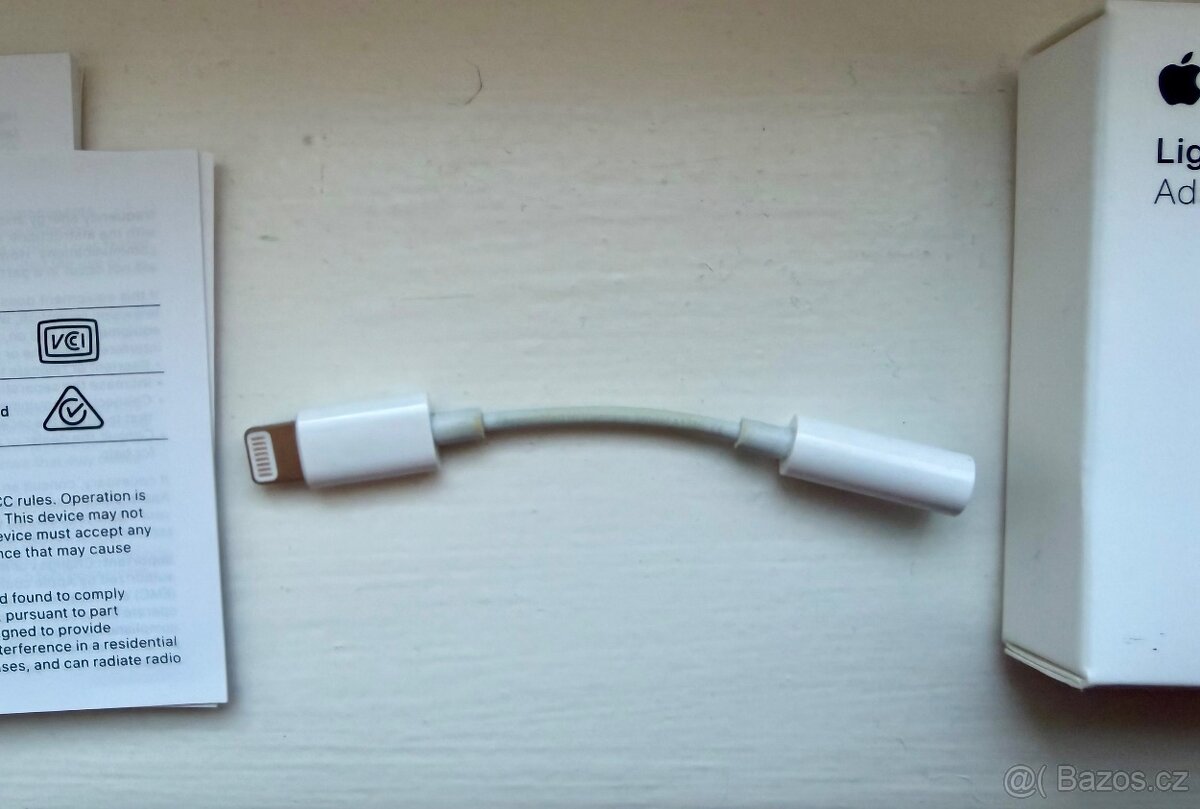 Adapter APPLE iPhone MMX62ZM/A Jack 3,5mm / lightning - 2