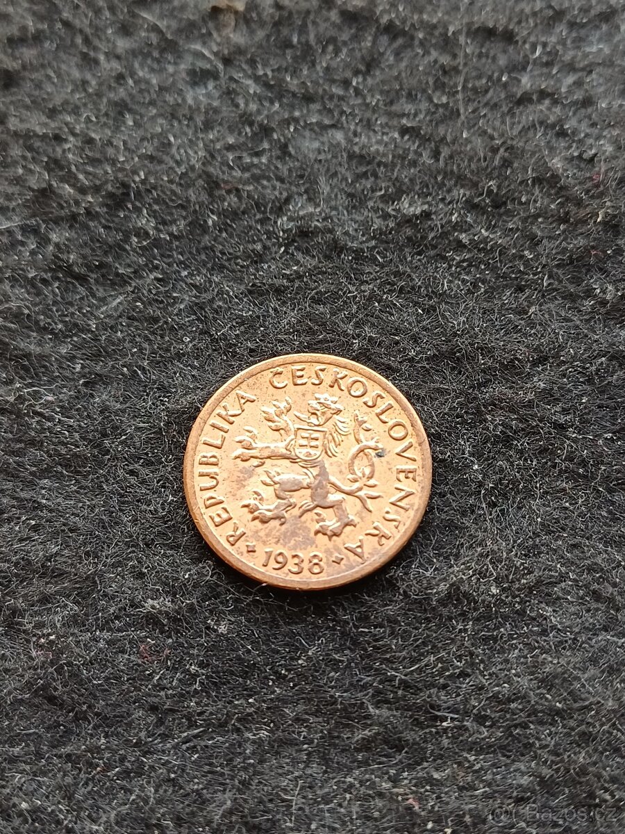 5 haléř 1938 - 2