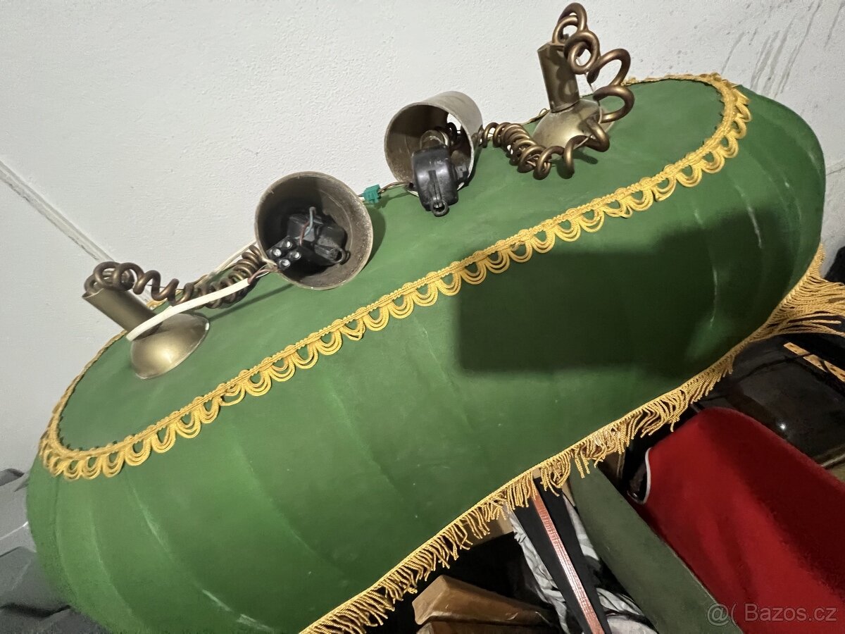 Retro světlo nad kulečník s třásněmi stahovatelné - 2