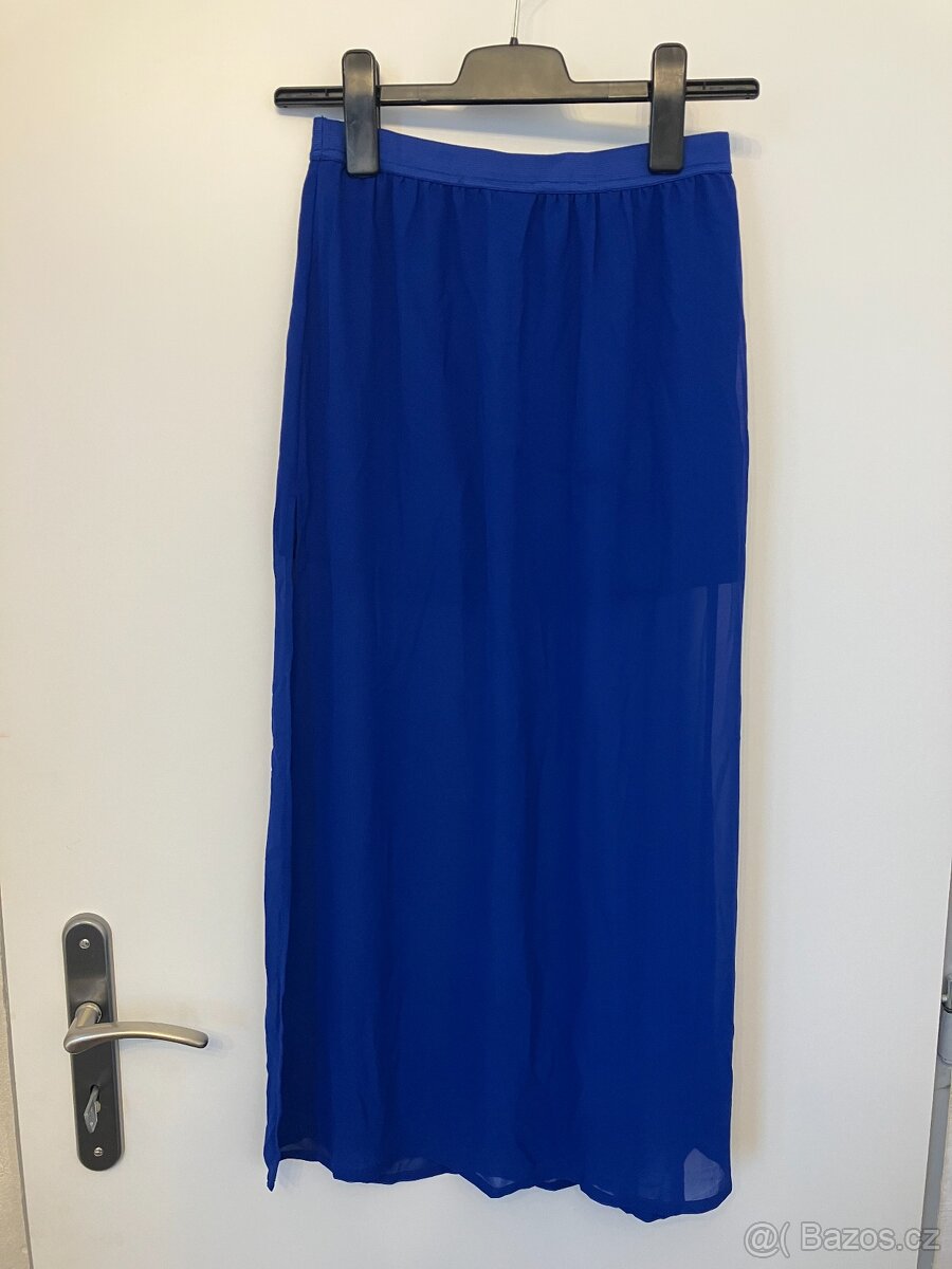 Průhledná midi sukně se spodničkou, H&M Divided, vel. 34 - 2