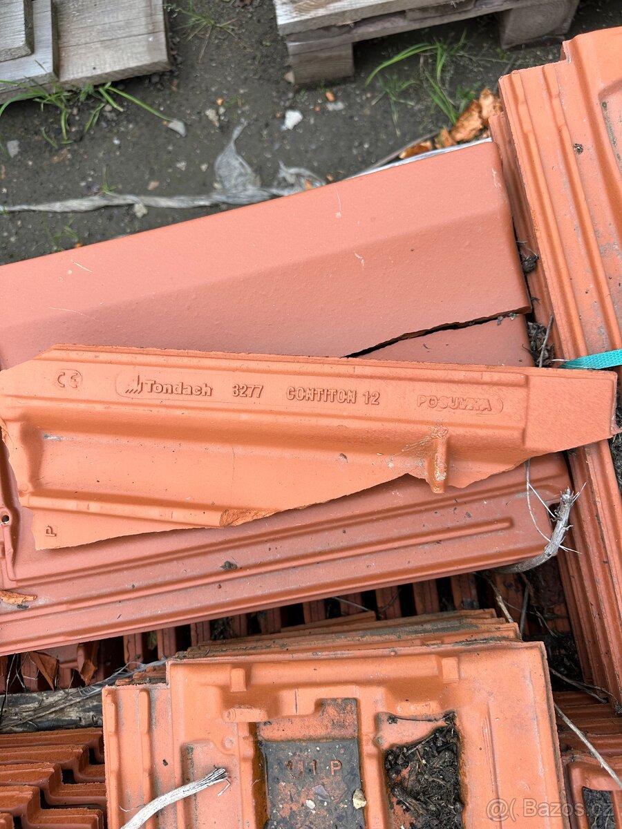 Střešní taška tondach contiton 12 engoba měděná - 2