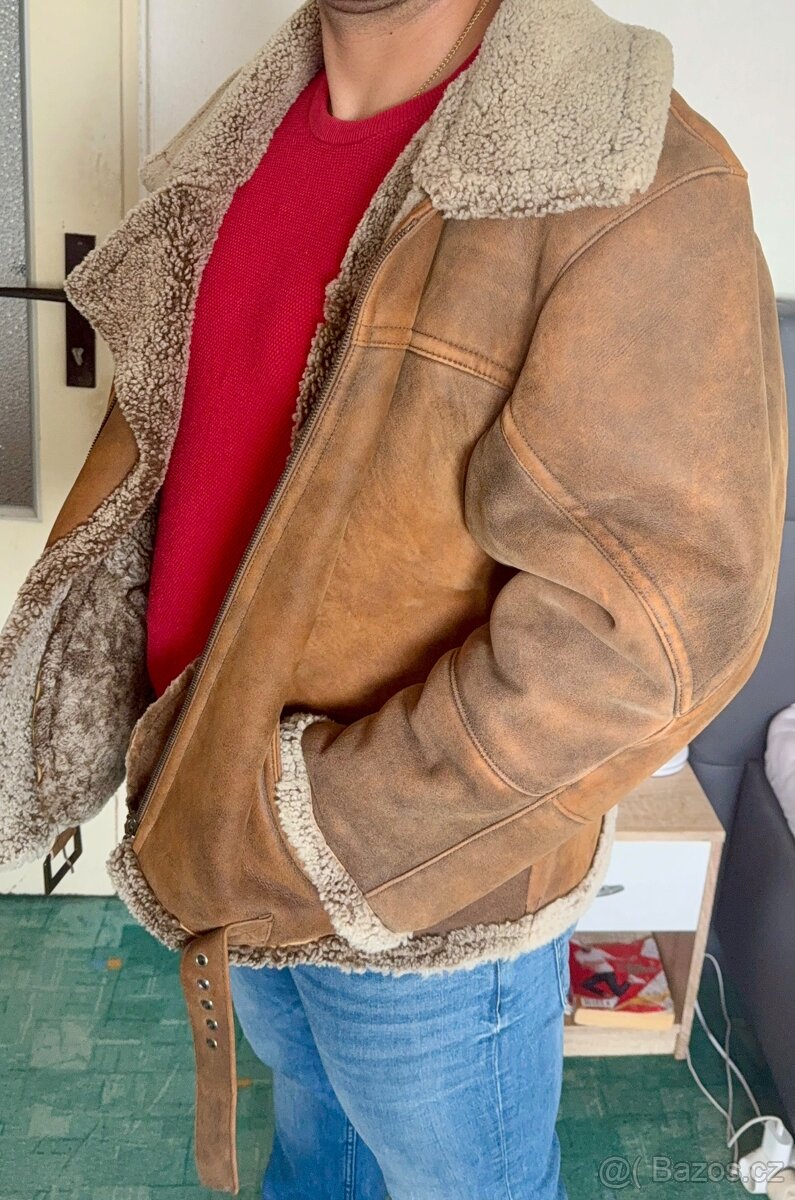 Kožená bunda - pravý beran - 2