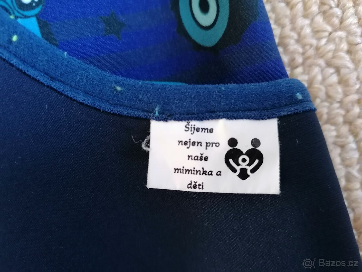 Tmavě modré zateplené softshellové kalhoty, v. 140 - 2