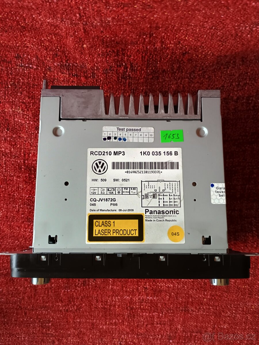 Autorádio orig. VW Panasonic - 2
