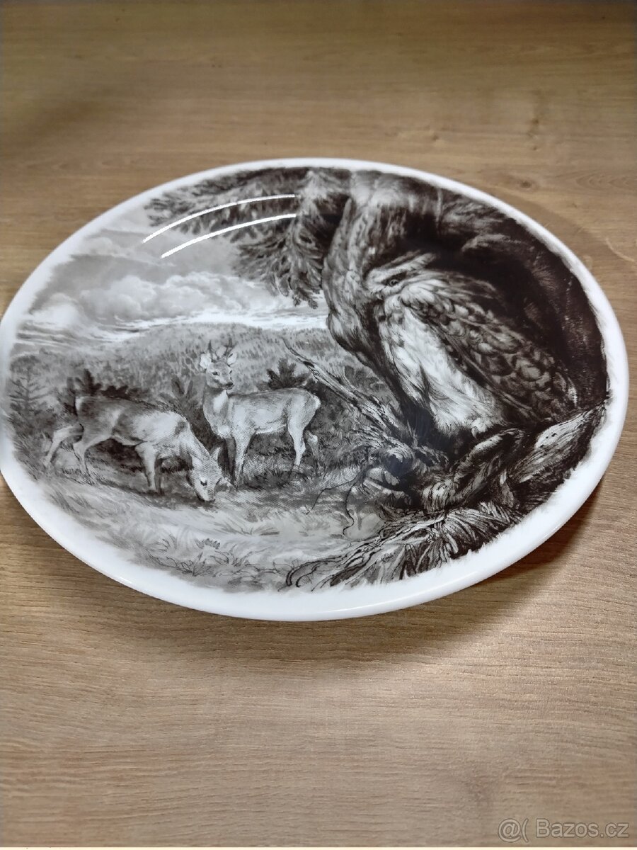 Starožitný talíř Tetřev - 2
