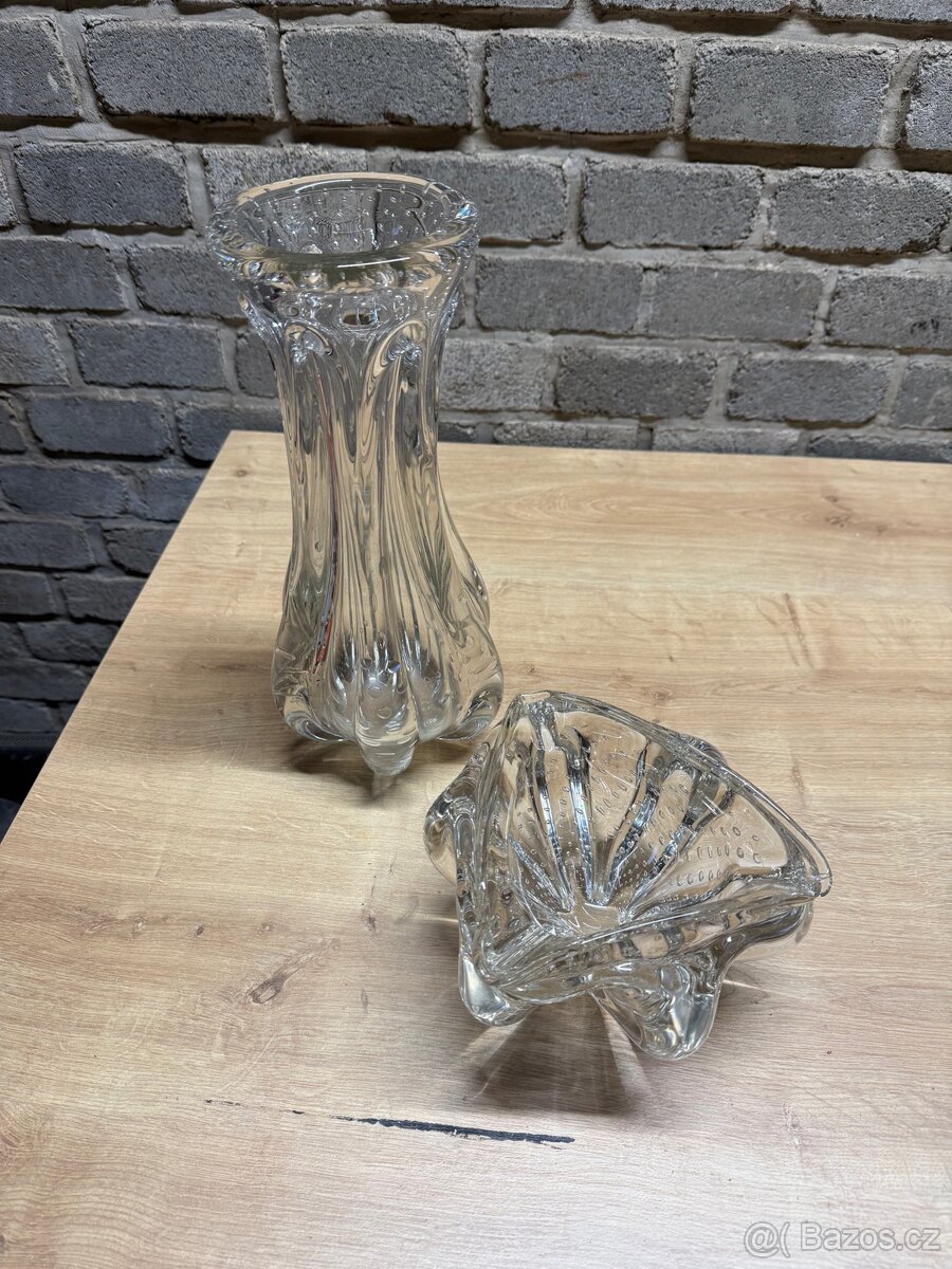 Hutní sklo s bublinkami – design Josef Hospodka - 2