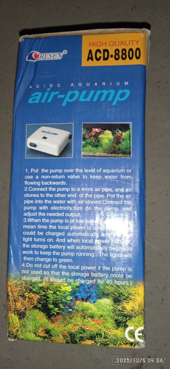 Akvarijní cerpadlo - 2