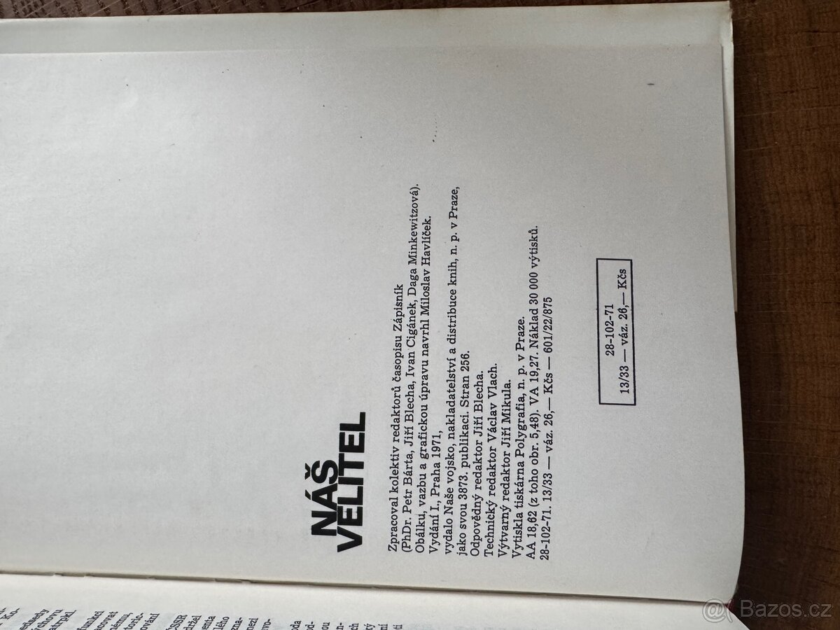 Náš velitel – publikace Naše vojsko - 2