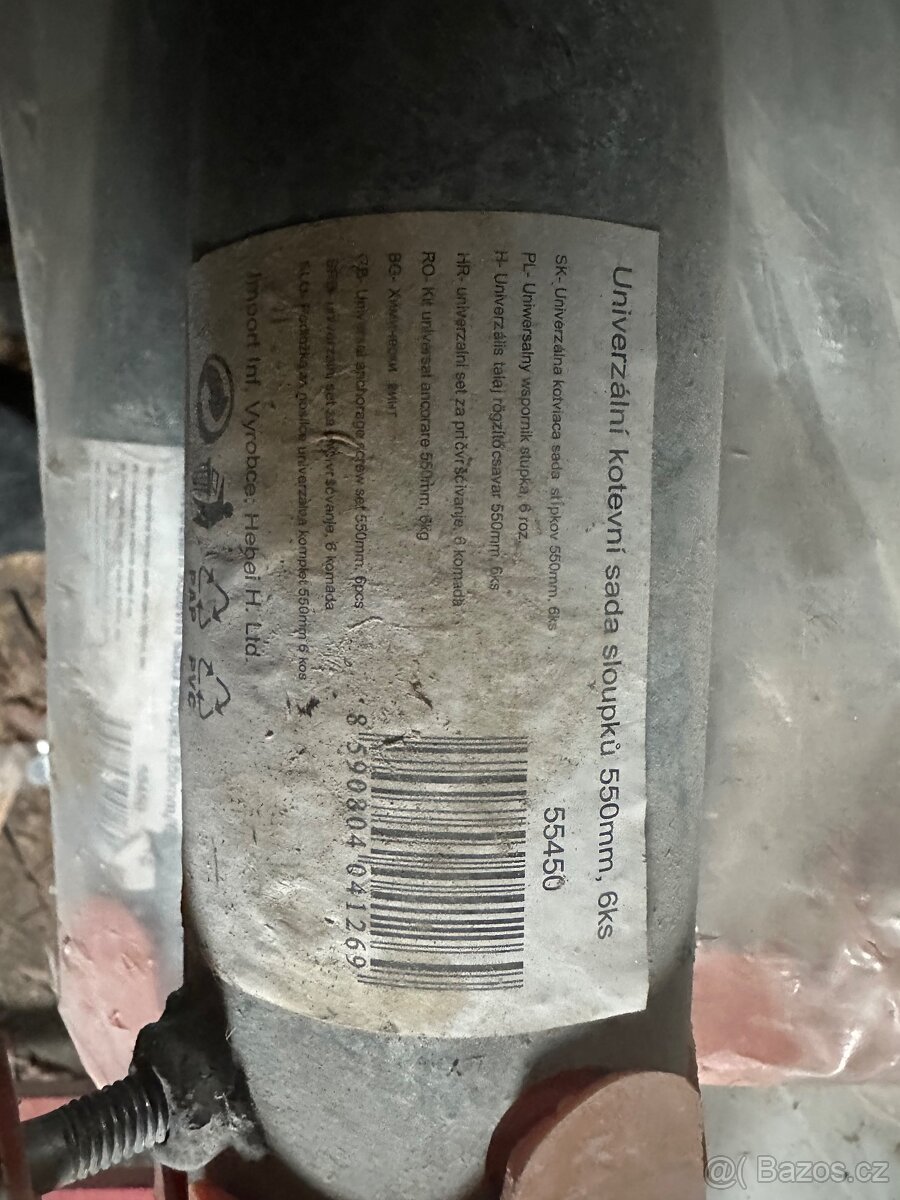 Zemní vruty 5ks - 2