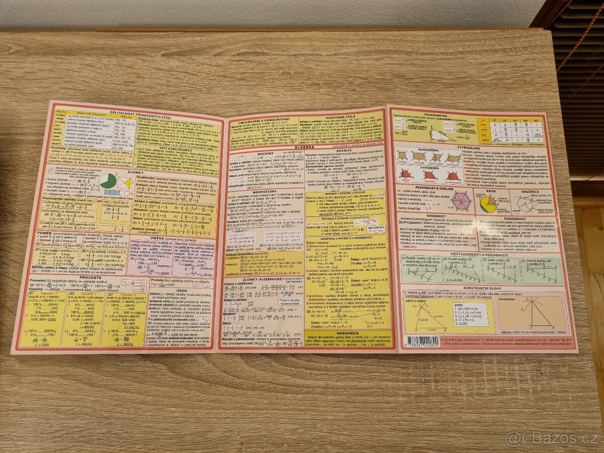 Matematika - maturita - tabulky - 2