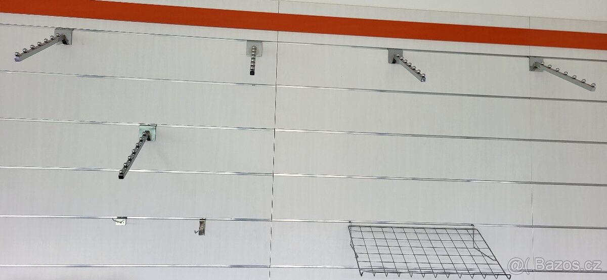 Držáky do drážkovaných panelů - 2