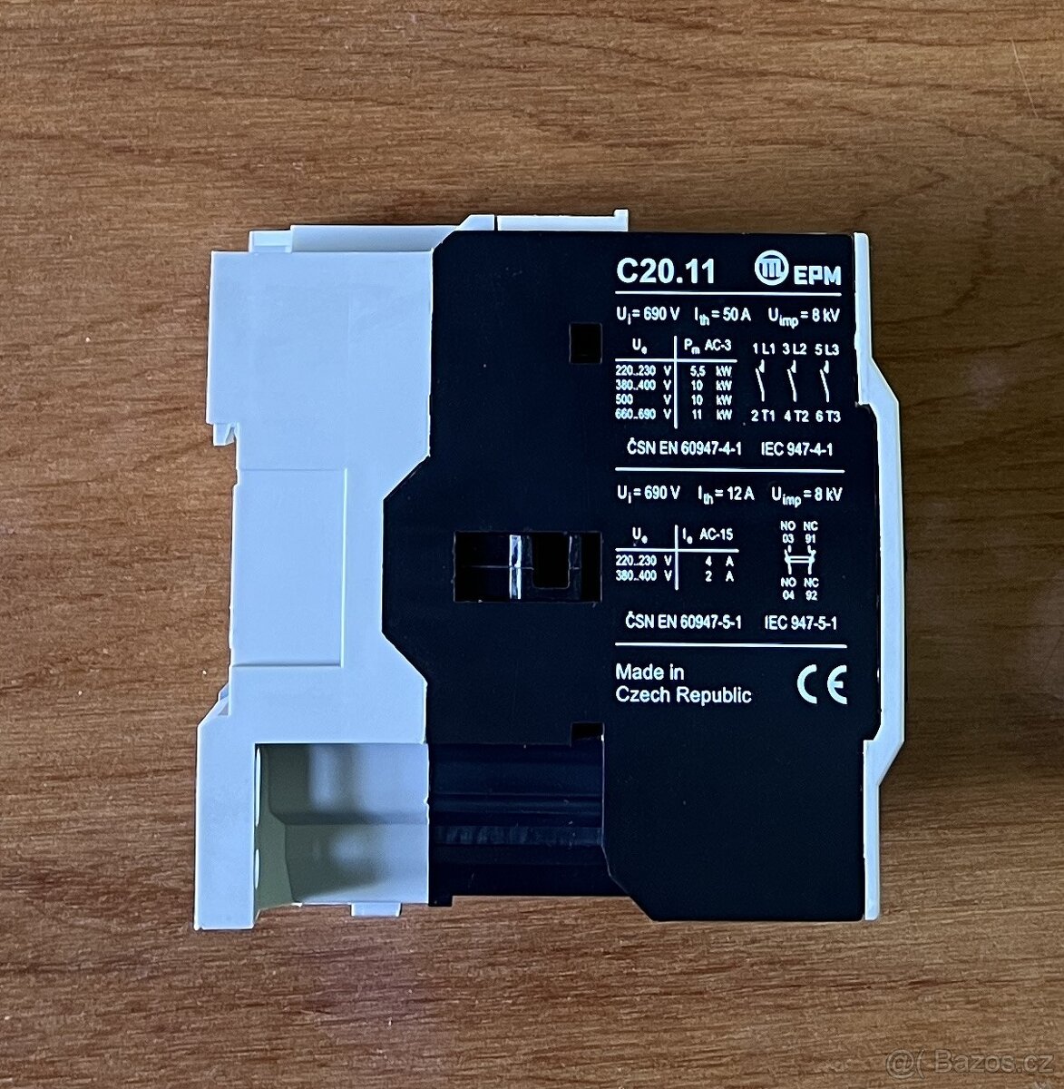 stykač 3-pólový typ C20.11 EPM - 2