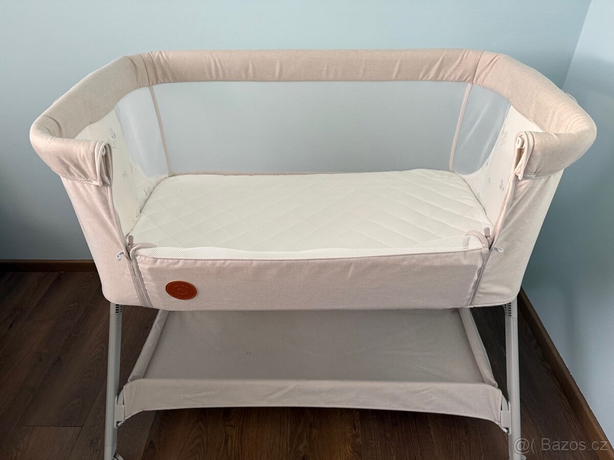 LIONELO Postýlka Leonie Plus 3v1 Beige Sand - 2