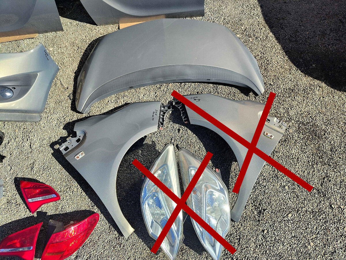 Karosářské díly Meriva B (10-14) - Z40W - 2