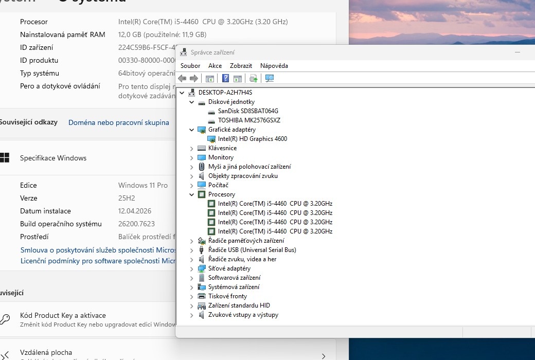Asus H81M-E i5 4460/12GB RAM 1600Hz/SSD+HDD - 2