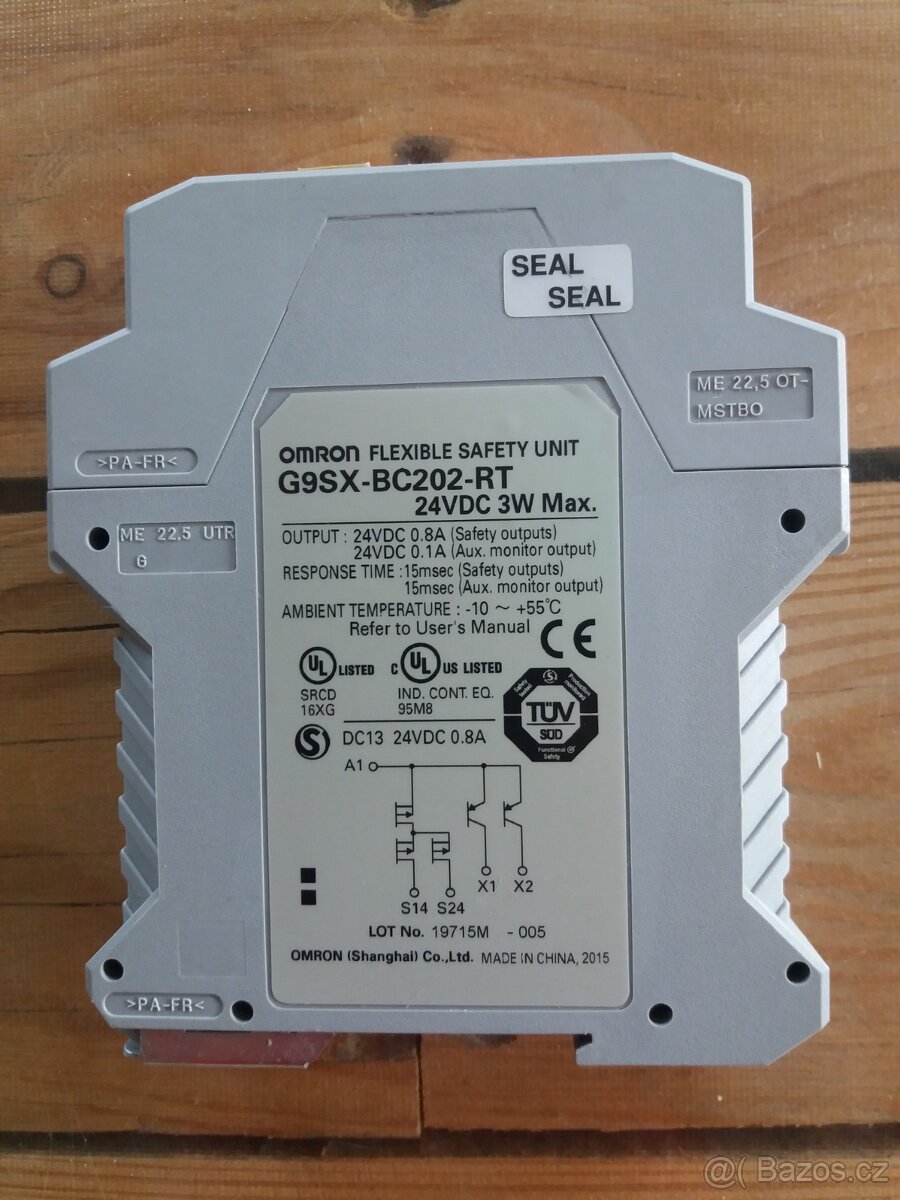 Bezpečnostní modul Omron G9SX-BC202- 24VDC - 2