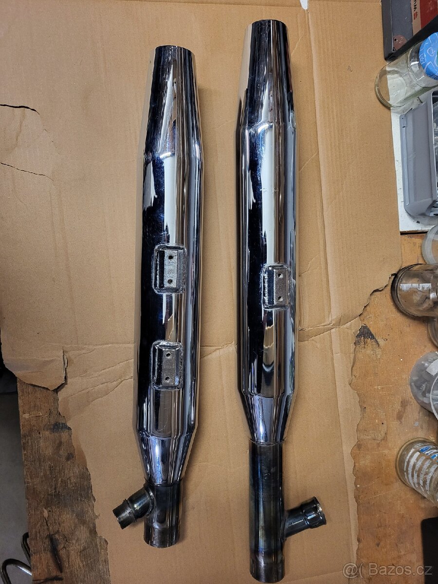 Vyfuky - koncovky original Harley Davidson - 2